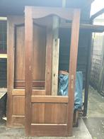 Massief Meranti Binnendeuren - Glas & Dicht, Doe-het-zelf en Verbouw, Ophalen, Gebruikt, 80 tot 100 cm, Binnendeur