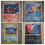 Oude pokemon kaarten 4 stuks, Ophalen of Verzenden, Zo goed als nieuw, Meerdere kaarten