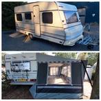 Caravan Bürstner Holiday 4607 4pers incl voortent + luifel, Luifel, Omvormbare zithoek, 750 - 1000 kg, Particulier