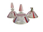 Karl Palda - Art Deco - toilet garnituur - Poederdoos - 20s, Antiek en Kunst, Antiek | Glas en Kristal, Ophalen of Verzenden
