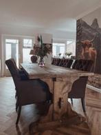 Landelijke EETTAFEL *kloostertafel * oud,hout, Huisje Sfeer, Ophalen of Verzenden, Nieuw, Landelijk