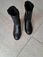 Z.g.a.n zwarte laarsjes  met bont gevoerd mt38, Kleding | Dames, Ophalen of Verzenden, Zo goed als nieuw, Zwart