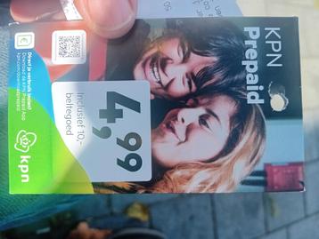 Nieuwe KPN prepaid. beschikbaar voor biedingen