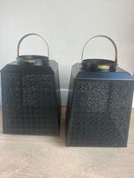 Riviera maison lantaarns zwart., Ophalen, Zwart, Zo goed als nieuw, Metaal