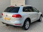 Nette Grijze Volkswagen Touareg 3.6 FSI SUV 4X4 280PK/APK/AC, Automaat, Euro 5, Zwart, Leder