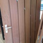 Poortdeur hardhout met stalen frame (*), Ophalen of Verzenden, Nieuw
