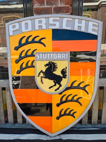 Porsche lichtreclame lichtbak zeer zeldzaam  beschikbaar voor biedingen
