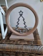 Riviera maison kerstboom hout met zilver metaal, Diversen, Kerst, Ophalen of Verzenden, Zo goed als nieuw