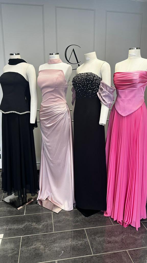 Verschillende soorten galajurken roze en zwart!, Kleding | Dames, Gelegenheidskleding, Zo goed als nieuw, Overige typen, Maat 46/48 (XL) of groter