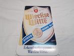Reclamebord wieckse witte, Ophalen of Verzenden, Zo goed als nieuw, Reclamebord