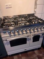 Boretti 6-pits gasfornuis met dubbele oven, Witgoed en Apparatuur, Fornuizen, Ophalen, Gebruikt, 60 cm of meer, Grill