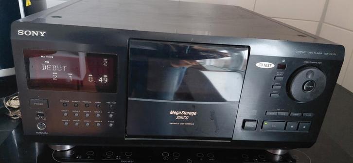 sony cdp-cx270 200 cd wisselaar megastore, Audio, Tv en Foto, Cd-spelers, Sony, Wisselaar, Ophalen of Verzenden
