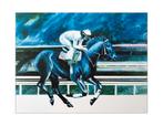 Rene Brone kunstwerk Winning the Kentucky Derby!, Antiek en Kunst, Kunst | Litho's en Zeefdrukken, Ophalen of Verzenden