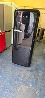 Smeg koelkast zwart(gratis bezorging)., Ophalen, 200 liter of meer, Zo goed als nieuw, 140 tot 160 cm