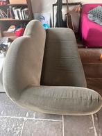 Donker groene bank, Huis en Inrichting, Banken | Sofa's en Chaises Longues, Ophalen, Gebruikt, Donker groene chaise longue, donker groene bank