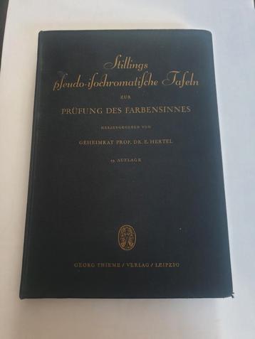 Stillings pseudo isochromatische tafeln zür prüfung uit 1926 beschikbaar voor biedingen