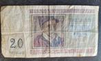 biljet 20 frank uit België 1956, Ophalen of Verzenden