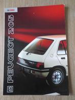 Autofolder Peugeot 205 Turbo. Folder is Nieuw uit 1991., Nieuw, Peugeot, Ophalen of Verzenden