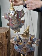 2 Birmese Marionetten - poppen, Verzamelen, Poppen, Ophalen of Verzenden, Gebruikt, Pop