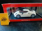 1:18 Alfa Romeo 4c wit, Hobby en Vrije tijd, Modelauto's | 1:18, F, Auto, Autoart, Nieuw