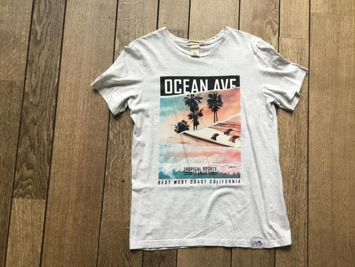 Leuk H&M shirt met opschrift maat 170, Kinderen en Baby's, Kinderkleding | Maat 170, Zo goed als nieuw, Jongen, Shirt of Longsleeve