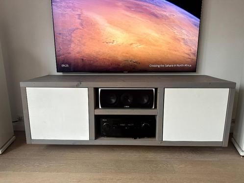 TV meubel stijgerhout, extra diep! (50cm), Huis en Inrichting, Kasten | Televisiemeubels, Gebruikt, Minder dan 100 cm, 150 tot 200 cm