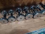 Drie luxe dumbel sets, 19kg, 15kg, 9kg, Sport en Fitness, Fitnessmaterialen, Ophalen, Gebruikt