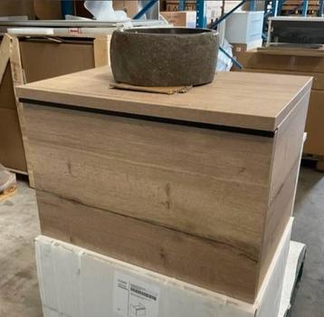 Badkamermeubel 70 cm eiken kleur  beschikbaar voor biedingen