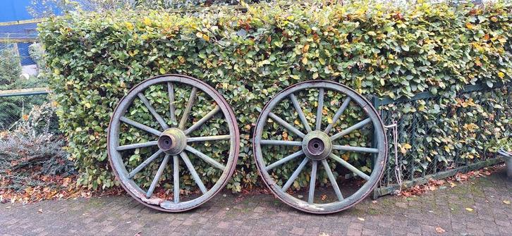 2 Wagenwiel(en), Tuin en Terras, Overige Tuin en Terras, Gebruikt, Ophalen