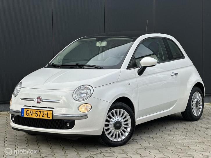 Fiat 500 1.2 Lounge | AIRCO | PANO | PDC | 111.000KM |, Auto's, Fiat, Bedrijf, Te koop, ABS, Airbags, Airconditioning, Alarm, Bluetooth