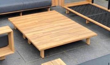 salontafel acacia teak hout  beschikbaar voor biedingen