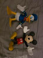 Buigbare Disney figuren Mickey Mouse en Donald Duck, Verzamelen, Donald Duck, Ophalen of Verzenden, Zo goed als nieuw, Beeldje of Figuurtje