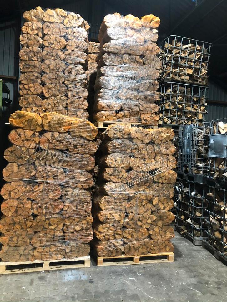 Netzakken haardhout/openhaardhout levering geheel NL!, Tuin en Terras, Haardhout, Ophalen of Verzenden