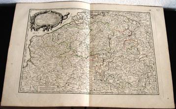 K9 kaart Partie Meridionale des Pays Bas c 1783 België beschikbaar voor biedingen