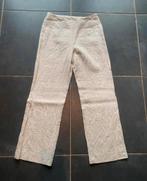 Beige duurzame linnen broek lang Palaver - maat 36 / S, Beige, Palaver, Ophalen of Verzenden, Zo goed als nieuw
