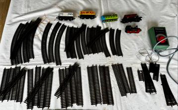 Fleischmann HO Treinset + Rails & Ertswagon beschikbaar voor biedingen