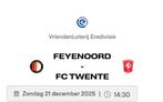 Feyenoord - FC Twente, Tickets en Kaartjes, Seizoenskaart, Twee personen, December