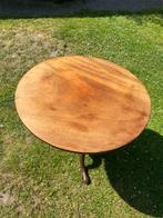 Mooie anrieke Biedemeier tafeltje, doorsnede 77cm, Ophalen