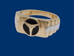 14 karaat Gouden Ring Mercedes Jongensring, Jw, Verzenden, Nieuw, Kleiner dan 17