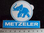 sticker metzeler logo olifant banden autobanden, Verzamelen, Ophalen of Verzenden, Zo goed als nieuw, Merk