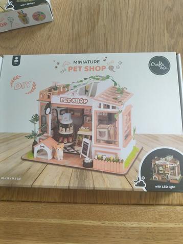 DIY Miniatuur Pet Shop Bouwpakket - Nieuw! beschikbaar voor biedingen