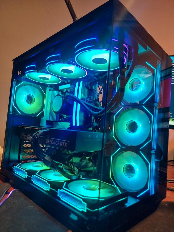 Game PC  / RTX 5080 / RYZEN 7 9800X3D / Gaming Computer, Computers en Software, Desktop Pc's, Nieuw, 4 Ghz of meer, SSD, 32 GB