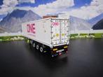 Wsi 04-2201 & 03-1010 ONE 40FT Reefer Container & Chassis, Hobby en Vrije tijd, Modelauto's | 1:50, Ophalen, Nieuw, Bus of Vrachtwagen