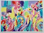 Frans van Straalen - Acryl op papier in passe-partout, Verzenden