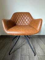 Eetkamer stoelen bruin leer, Huis en Inrichting, Stoelen, Ophalen, Gebruikt, Bruin, Leer