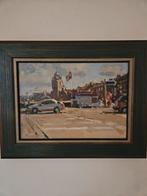 Hans Versfelt - Katwijk aan zee met Haringtent, Antiek en Kunst, Ophalen of Verzenden