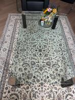Salontafel kristalglas, Huis en Inrichting, Tafels | Salontafels, Ophalen, 50 tot 100 cm, Zo goed als nieuw, Minder dan 50 cm