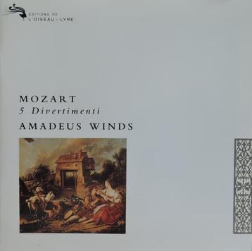 Mozart / 5 Divertimenti - Amadeus Winds- L'Oiseau-Lyre - DDD beschikbaar voor biedingen