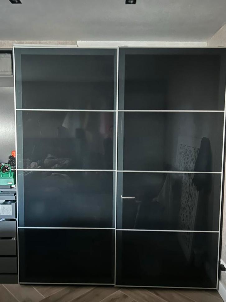 IKEA Pax Schuifdeuren, Huis en Inrichting, Kasten | Kledingkasten, Zo goed als nieuw, 200 cm of meer, 200 cm of meer, 50 tot 75 cm