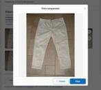 Norah beige - ecru broek maat 48